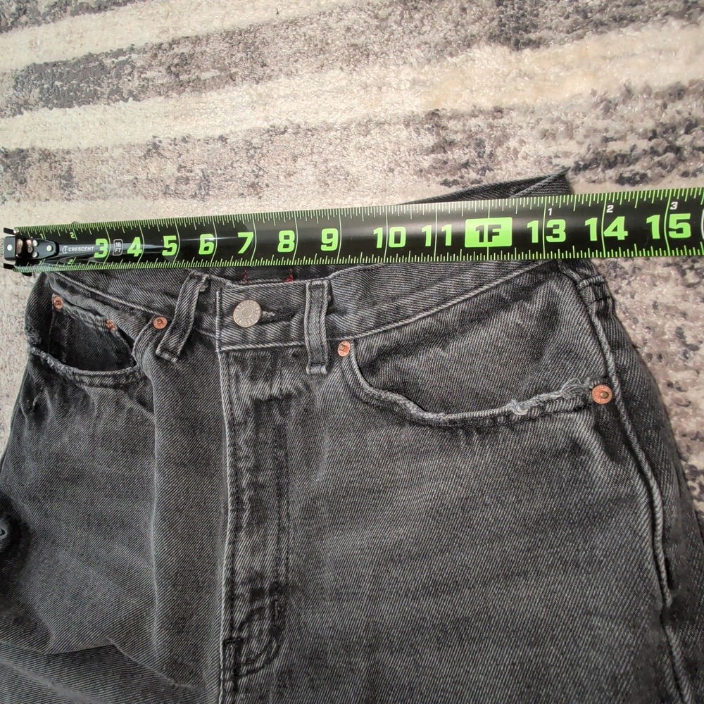BDG Urban Outfitters High Wide Jeans 28 fits 27 Washed Black High Rise Wide Leg - Picture 4 of 13